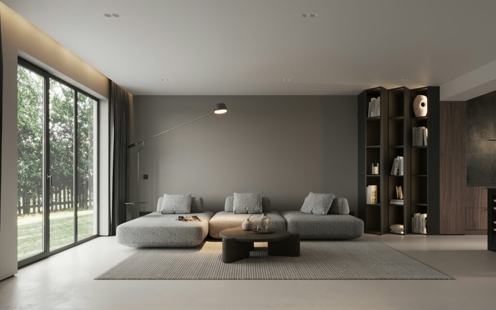 Salon moderne lumineux